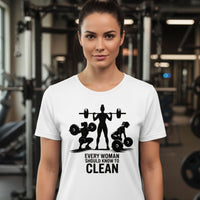 Load image into Gallery viewer, Every Women Should Know How To Clean Funny Gym Shirt
